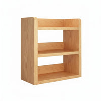 Space-Saving Desktop Bookshelf Simple Design Multi-Tier Desk Hutch Stable Construction Tabletop Rack Easy Assembly for Students, Home Users, Homeowners, Study Room, Bedroom