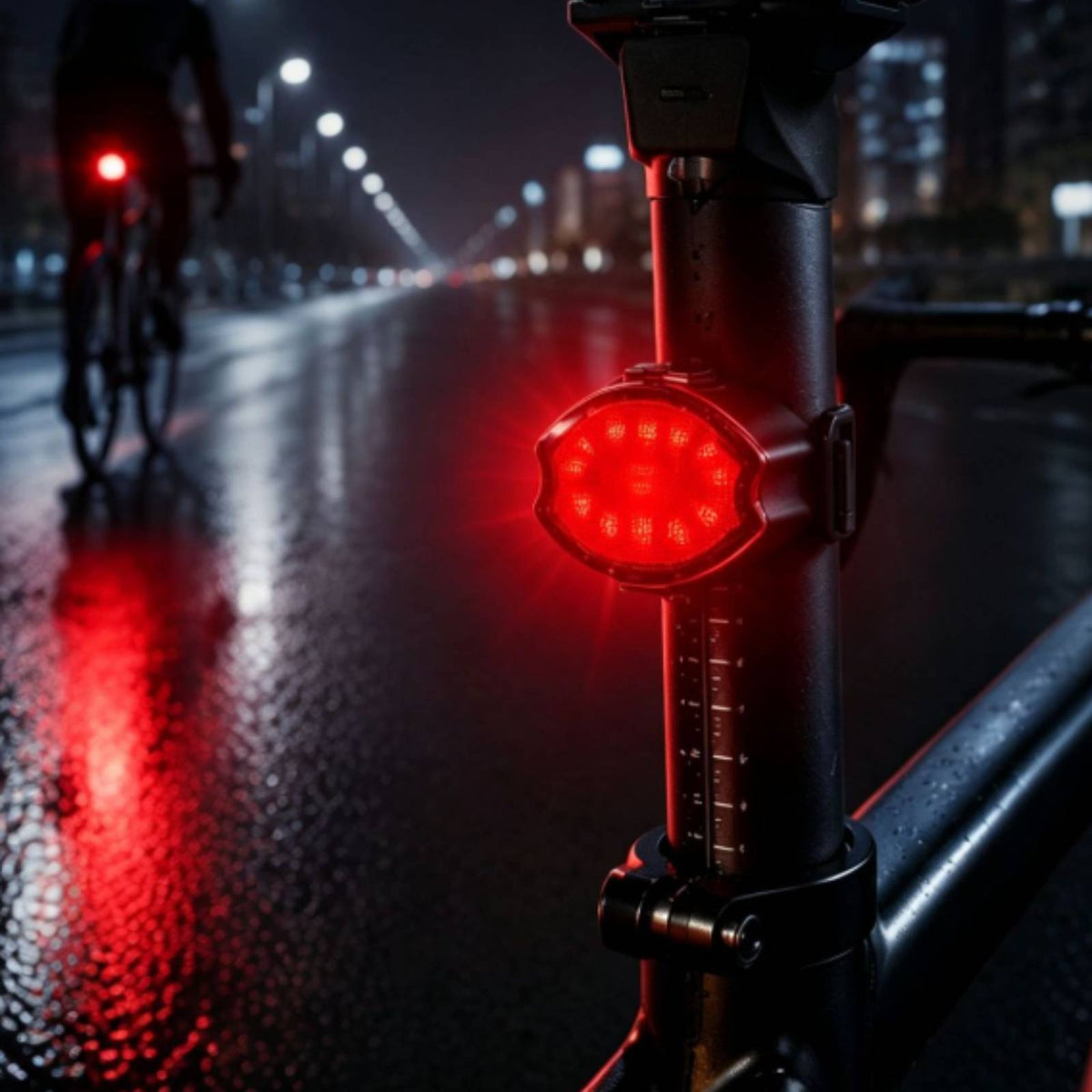 Smart Brake Light Usb Rechargeable Bike High-Brightness Bike Taillight for Cyclists, Commuters, Night Riding, Outdoor Riding