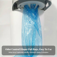 Diaper Pail Refill Bags Tear-Resistant Diaper Pail Bag Refills Waste Management Accessory Additional Thick Large Capacity
