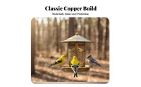 Hanging Metal Avian Feeder Weather-Resistant Wrought Avian Feeder Garden Accessory Waterproof Nature Supply for Yard