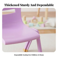 Thickened Design Small Plastic Chair with Backrest Easy to Clean childs' Stool Lightweight young child Seat Strong Load-Bearing for Kindergartens, young children, Preschoolers, Kindergarten, Preschool, Bathroom, Daycare kindergarten
