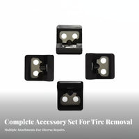 4 Pieces High Strength Motorcycle Tire Changer Jaw Clamps Heavy Duty Tire Changer Riser Grips Thickened Material for Auto Repair Shop