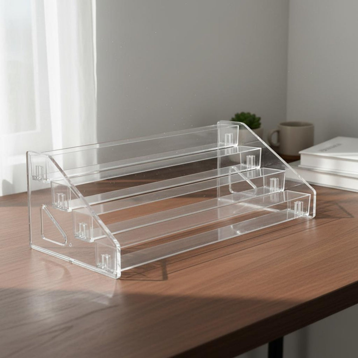 Pin Display Rack Space Saving Anime Merchandise Organizer Multi-Layer Pin Holder for Collectors, Bookshelf