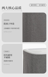 Fabric Laundry Basket with Lid, Plastic, Modern Minimalist, 10-20 RMB