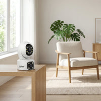 Easy Setup Home Security Camera Motion Detection Indoor Security Camera Night-Vision Smart for Families, Parents, Living Room, Nursery, Entryway