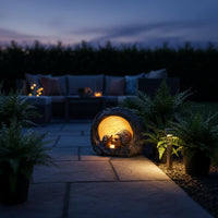 Lighted Creature Decoration Waterproof Resin Hedgehog Statue Illuminated Resin Hedgehog Figurine Weatherproof Outdoor Lighting