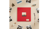 40-Page Self-Adhesive Photo Album Double-Sided Sticky Pages Instant Photo Album Textile Cover Memory Book