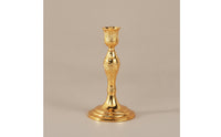 Elegant Metal Candle Holder Slender Tabletop Candle Holder Sturdy Candlestick with Round Base Long-Lasting for Wedding, Mantel