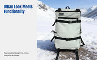 Large Capacity Ski Backpack, Outdoor Waterproof Gear Bag, Double Shoulder, Drifting, Swimming, Hiking, Sports Storage