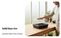 Growing Tray Set Vents Growing Tray Clear View Design Mini Greenhouse for Home Gardeners, Beginners, Balcony