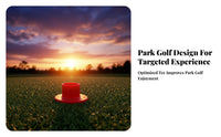 4 Pieces Flat Base Rubber Golf Tee Mounting Holes Park Golf Tee Holder