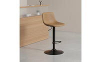 With Footrest Adjustable Swivel Bar Stool Ergonomic Modern Backrest Bar Chair for Kitchen