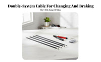 5 Pieces Derailleur Gear Conduit Housing Replacement Part Derailleur Conduit and Housing Kit Bike Brake External Er Rust