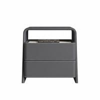 Modern Design Single-Drawer End Table Minimalist aesthetic Nightstand Luxury Feel Bedside Cabinet Storage Solution for Apartment Dwellers, Homeowners, Students, Guest Room, Hotel, Entryway, Office