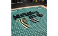 Metal Drive Shaft Shock Absorption System Kit Improved Performance 6WD Truck Parts Aluminum Alloy RC Truck Leaf Spring Upgrade Set