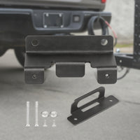 Four Way Flat Trailer Connector Bracket Two-Piece Four Way Trailer Wiring Mounting Bracket Steel for Towing Home Mechanics