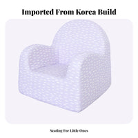 Comfortable Upholstery Upholstered Baby Sofa Sturdy Construction Upholstered child's Seat Long-Lasting Child s' Furniture Easy to Clean for Toddlers, Preschoolers, Reading Corner, Playroom, Living Room, Kindergarten