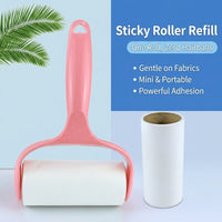 Tear Off Lint Roller, Pet Hair Remover, Sticky Dust Cleaner, Clothes Fabric Debris Tool, Household Fur Removal