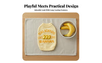 Soft Knit Material Banana Dog Sweater Ribbed Hem Pullover Dog Sweater Stretchable for Small Dogs, Young Dogs, Cold Weather, Daily Wear