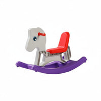 Multifunction Ride Toy Cognitive Training Easy to Move Rocking Horse for Children