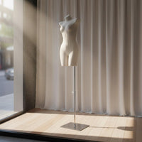 Lingerie Display Form Multiple Base Options Bra Display Bust Curvy Design Female Torso Mannequin for Boutique Owners, Commerce Show
