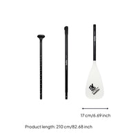 Collapsible Design Stand up Paddle Sturdy Construction Adjustable SUP Paddle Ergonomic T-Grip Watersports Equipment for Beginners