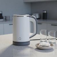 110V 220V Two-Way Voltage Portable Electric Kettle Compact Size Travel Kettle Fast Boiling Portable Water Boiler Auto Shut-Shutdown for Travelers