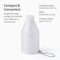 Umbrella Storage Case for Car and Home, Waterproof Telescopic Cover Sleeve, Expandable Drip Proof Design for Long Handle Folding