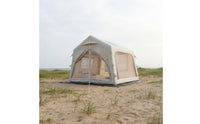 Spacious Interior Quick Setup Air Tent Waterproof Inflatable Camping Tent 4-8 Person Capacity House Design Outdoor Shelter Windproof for Families, Groups, Festivals, Backyard
