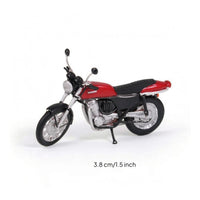 1:64 Motorcycle Model Detailed Small Collectible Spoked Wheels