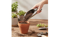 Barrel Compact Soil Ladle Portable Small Garden Ladle for Gardeners Growers, Potting