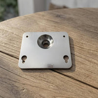 Reflective Finish Percussion Pad Bracket Silver Drum Mounting Bracket Secure Grip Drum Pipe Clamp Sturdy