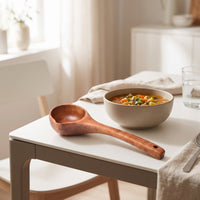Wooden Soup Ladle Wood Soup Ladle Deep Bowl Spoons for Home Cooks, Chefs, Kitchen, Restaurant