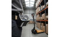 Twin Air Duct Waist Fan Four-Speed Rechargeable Waist Fan Body Cooler Long Battery Life Quiet Operation for Worksites