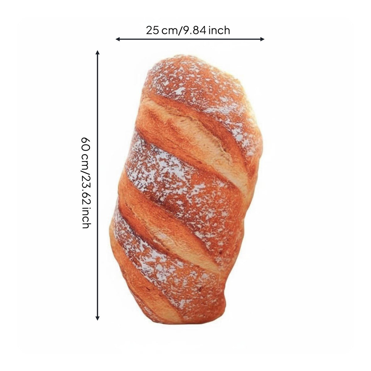 Realistic French Bread Shaped Cushion Creative Design  Cozy  Material Realistic Cushion for Culinary Enthusiasts