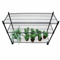 Adjustable Shelves Multi-Tier Rolling Plant Stand Floor-Standing Multi-Level Plant Stand Mobile with casters Flower Pot Holder Easy to Move for Balcony Gardeners, Homeowners, Patio, Sunroom, Living Room, Office