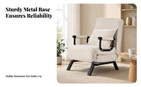 Convertible Sofa Bed Triple-Purpose Futon Couch Adjustable Backrest Sofa Chair for Sleeping Use