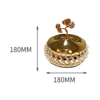 Candy Box with Lid Faceted Storage Container with Lid Compact Organizer for Tabletop