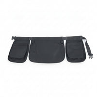 Plastic Buckle Three-Pocket Apron Polyester Storage Apron Easy to Clean Adjustable Waist Pouch Lightweight