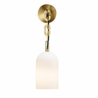 Vintage Wall Lamp Decorative Chain Vintage Wall Light Easy to Install Glass Pendant Lamp for Hallway