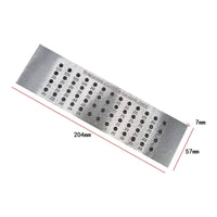 Tungsten Carbide Draw Plate Rectangular Wire Drawing Plate Drawplate Brushed Silver Jewelry Tool Smooth for Jewelers