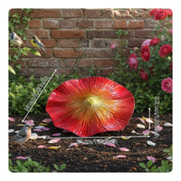Decorative Flower-Shaped Feeding Dish Vibrant Colors Bird Feeder Weather-Resistant Garden Supply Easy to Clean for Nature Lovers, Gardeners, Homeowners, Courtyard, Patio, Backyard, Yard
