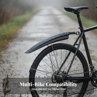 2 Pieces Carbon Fiber Mudguard Set Long-Lasting 3K Carbon Cycle Mudguards Front and Rear Bike Mudguard Adjustable Fit