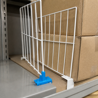 Wire Shelf Dividers for Clothing and Merchandise Organization