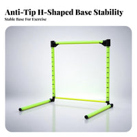 Tool Adjustable Height Hurdle Stable Base Sports Gear Soccer Training Hurdle
