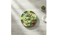 Interactive Puzzle Tray with Sliding Covers Mental Stimulation Feeding Tray with Sliding Covers Compact Food Puzzle Sturdy for Cats, Young Dogs