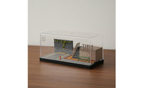 1:64 Parking Lot Diorama Box Realistic Details Model Car Garage Detailed Detail Diecast Car Display Case Case for Collectors, Enthusiasts, Desk