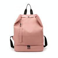 Backpack-Style Swim Bag Minimalist Dry Wet Swim Bag Wet Dry Backpack Solid Color Large Capacity for Gym, Travel