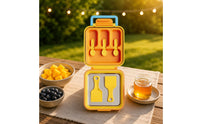 Manual Chilled Dessert Form Embossed Lettering 3 Cavity Dessert Form Raised Geometric Shapes