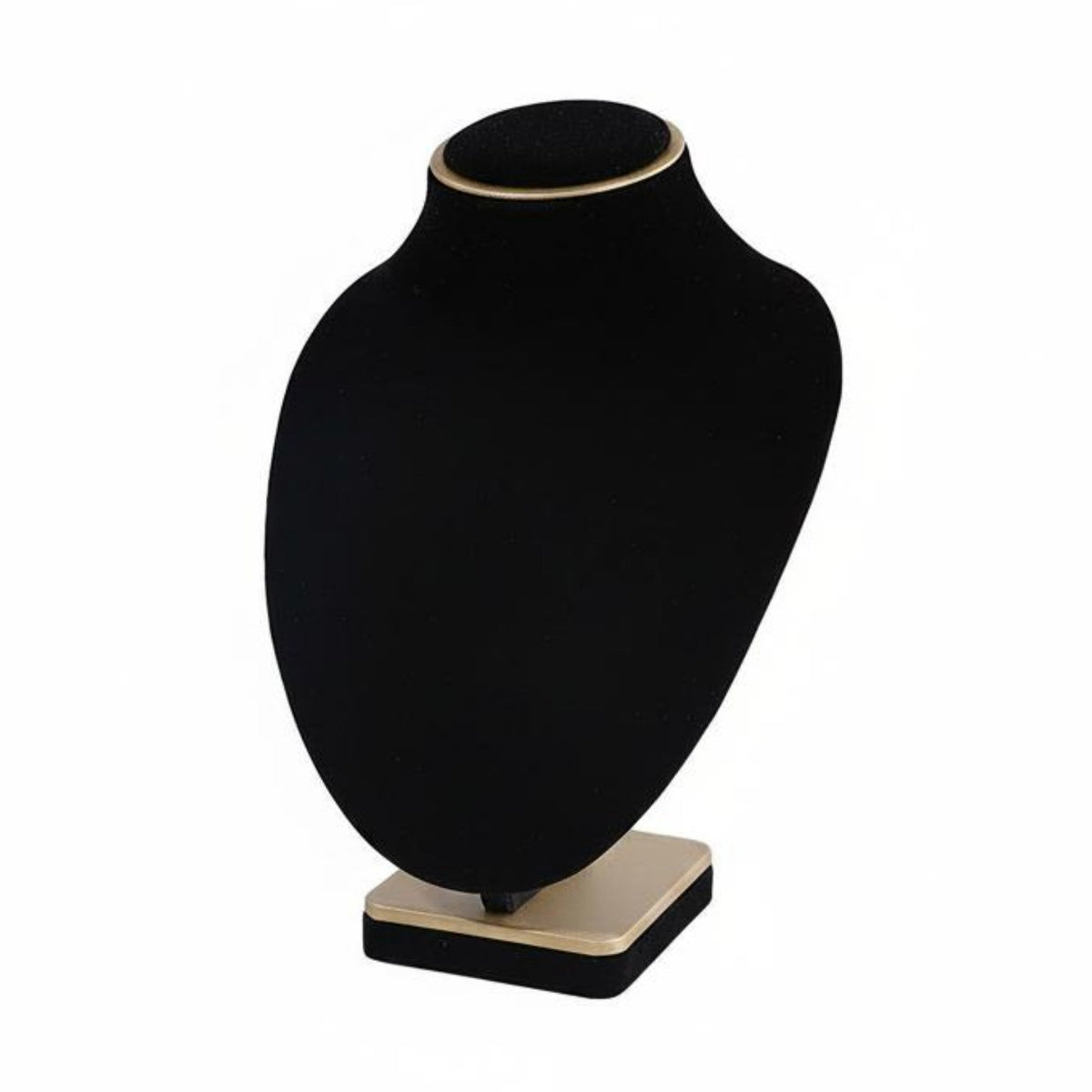 Velvet Jewelry Display Easy to Organize Black Jewelry Showcase Stable Base Display Rack for Store Owners